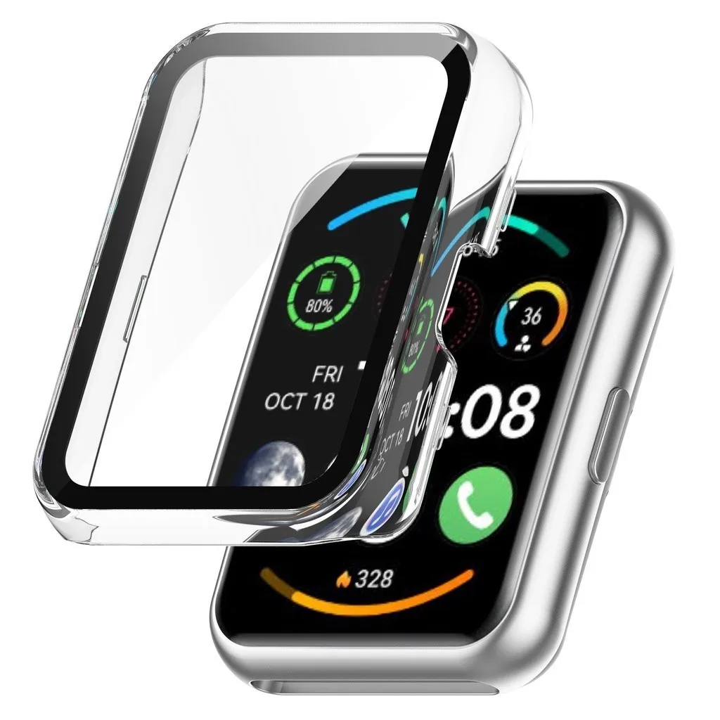 PC+Tempered Glass Case For Huawei Watch Fit SE New Fit2 Full Screen Protector Shell Cover