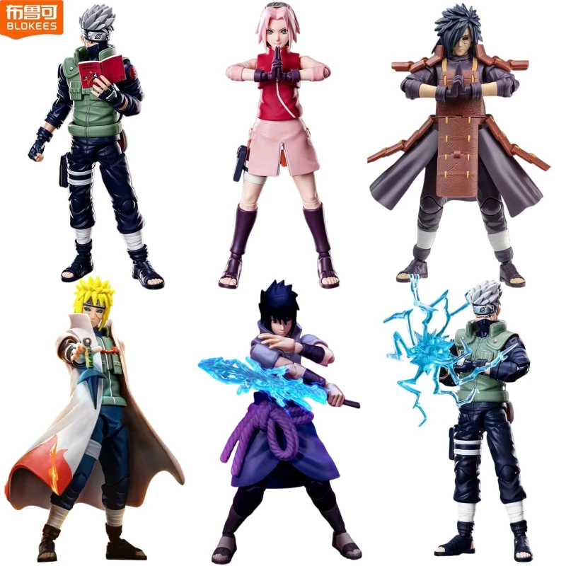 ブロキーズ-ナルト-シップデン-ビヨンドエディション-うちはサスケ-サクラ-カカシ-ミナト-組み立てブロック-アクションフィギュア-おもちゃ-男の子向け