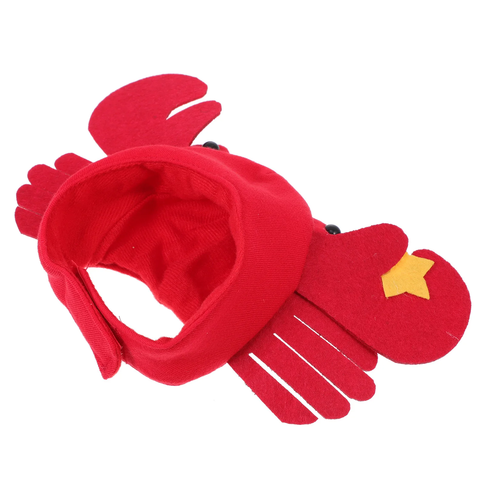 

1Pcs Pet Hat Crab Design Warm Headwear Cozy Cosplay Birthday Party Photo Costume Accessory Pet Warm Hat Cosplay Headwear