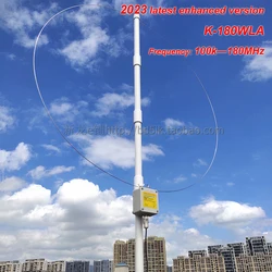 2023NEW K-180WLA antena radiowa aktywny Full Band LOOP SDR mała na pierścionek antena krótkofalowa 0.1MHz-180MHz antena odbiorcza S2000