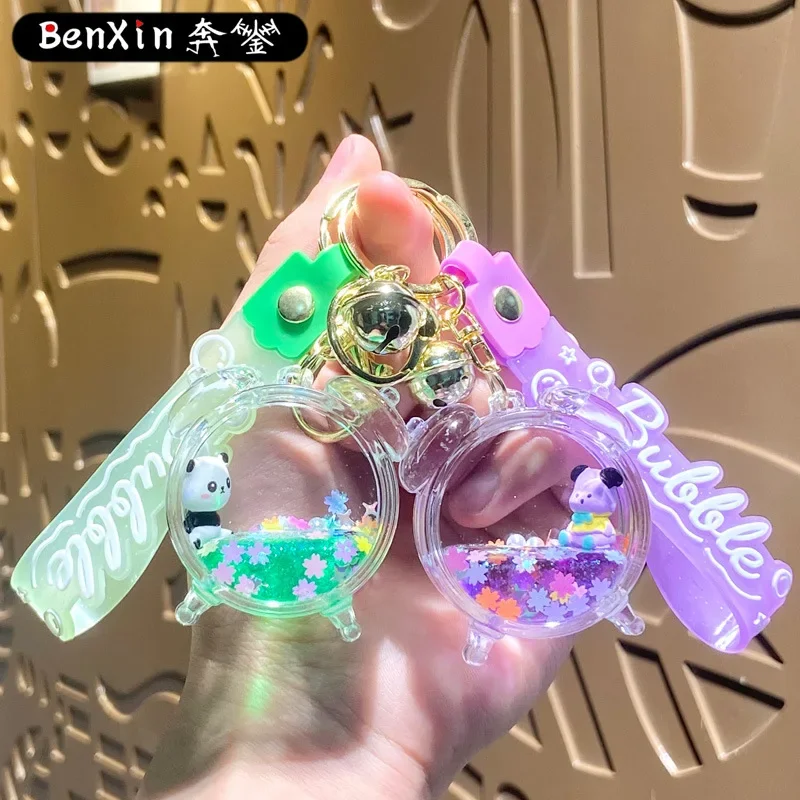 Miniso Sand-Schlüsselanhänger, Taschen, Anhänger, Auto-Schlüsselanhänger, Anhänger-Klauenmaschinen, exquisite und hochwertige Straßenstand-Geschenke