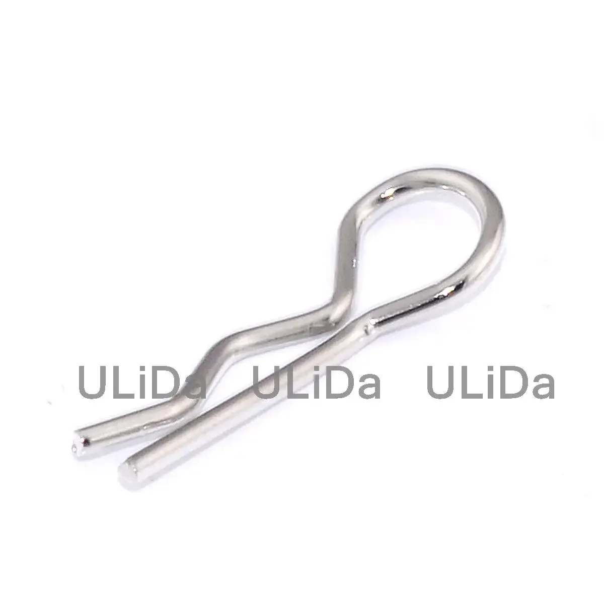 Clips de carrosserie en acier inoxydable, 100 pièces, 1/10 1/8, broches pour HPI Himoto HSP 02053 RC, coque de course de voiture, pièces de queue de vent