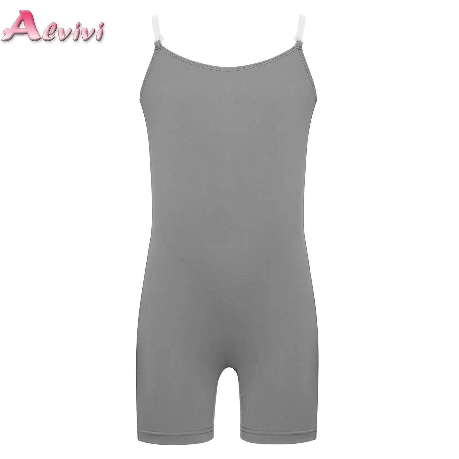 

Kids Girls Sleeveless Dance Leotard Undergarment Adjustable Shoulder Straps for Gymnastics Figure Skating Practice Performance