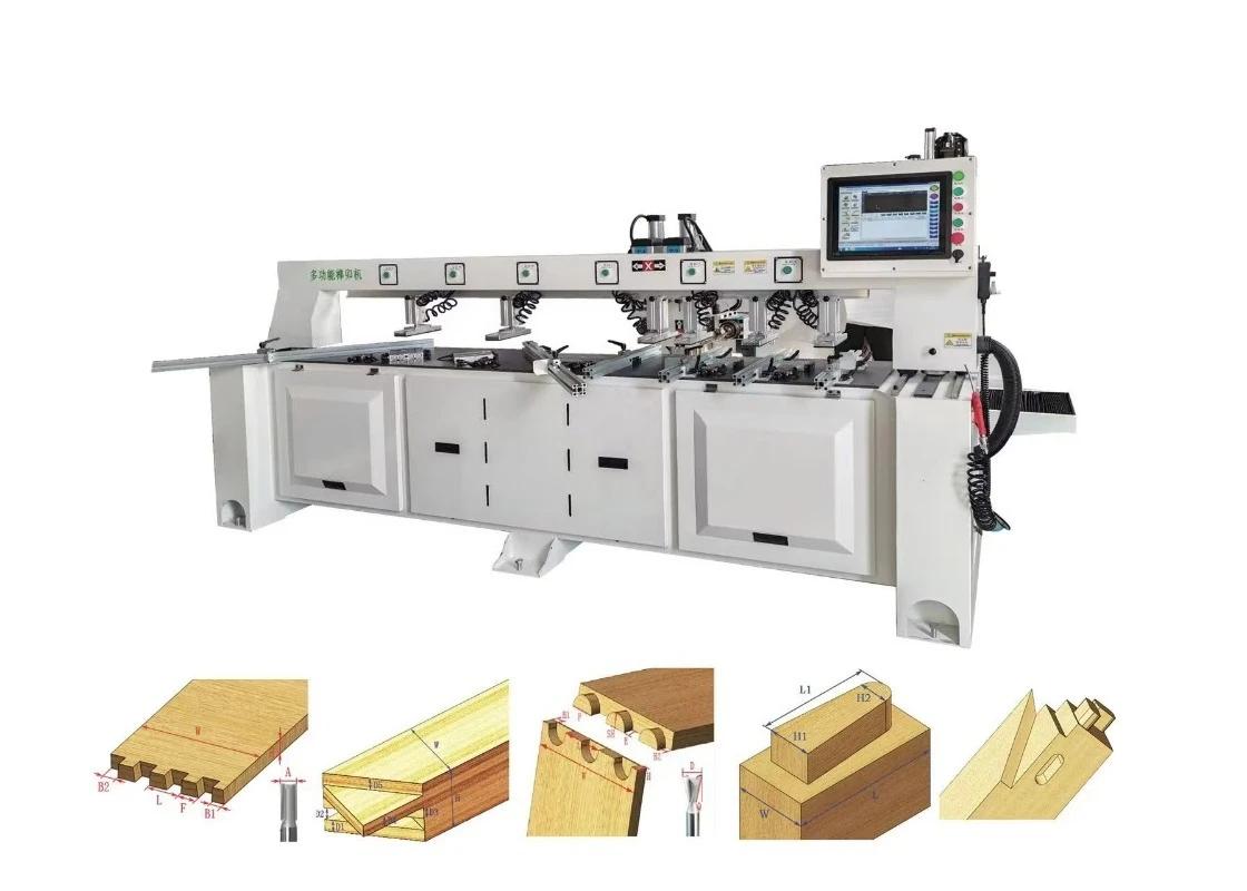 CNC Multi-functional Mortise and Tenon All in One Machine