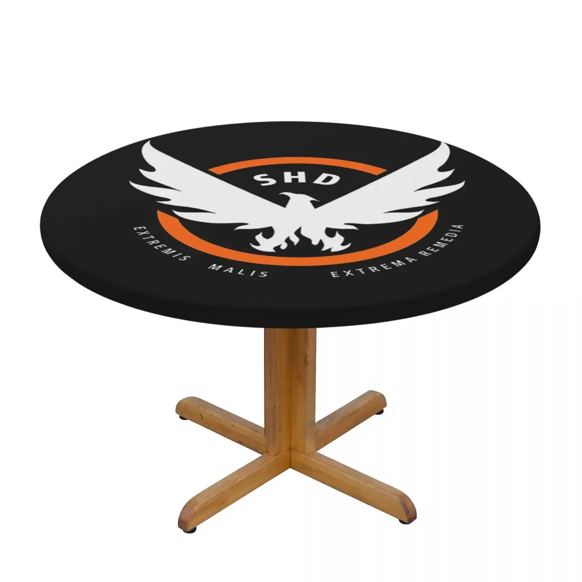 Game Tom Clancys The Division SHD Seal Waterproof Round Tablecloth Oilproof Table Cloth for Kitchen Events Dining Table Cover view 5