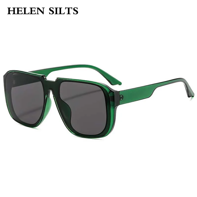 

Fashion Vintage Luxury Brand Designer Square Sunglasses Women For Men Trending Sun Glasses Punk Big Frame Classic ShadesUV400