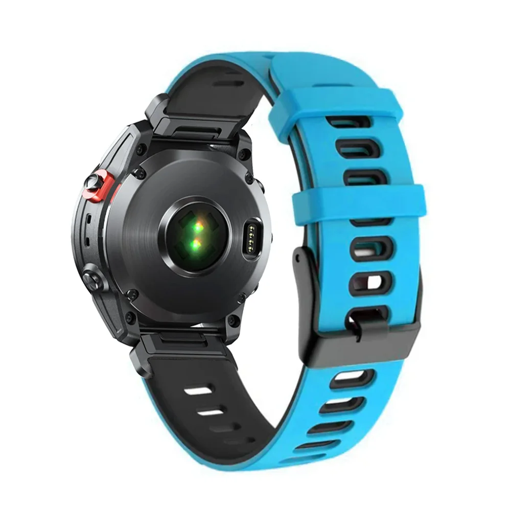 سوار سيليكون للغارمين Fenix ، Forerunner ، wrenfit ، wrenfit ، من من السيليكون ، من من أجل Garmin Fenix 7 ، 7X Pro ، 6 ، 6X Pro ، 5 ، ساعة 5X Plus
