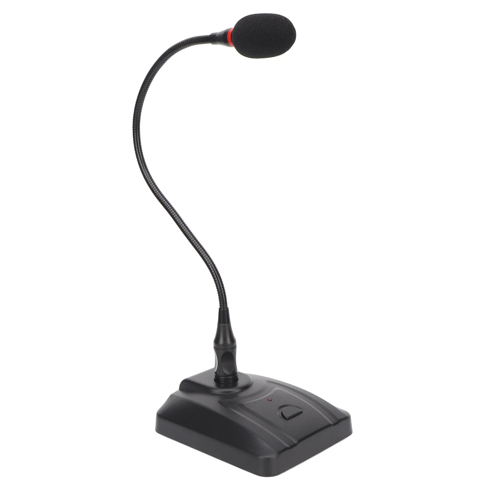 Gooseneck Condenser Microphone Flexible 6.35mm Wired Desktop Microphone for Broadcasting Conferences Lecture