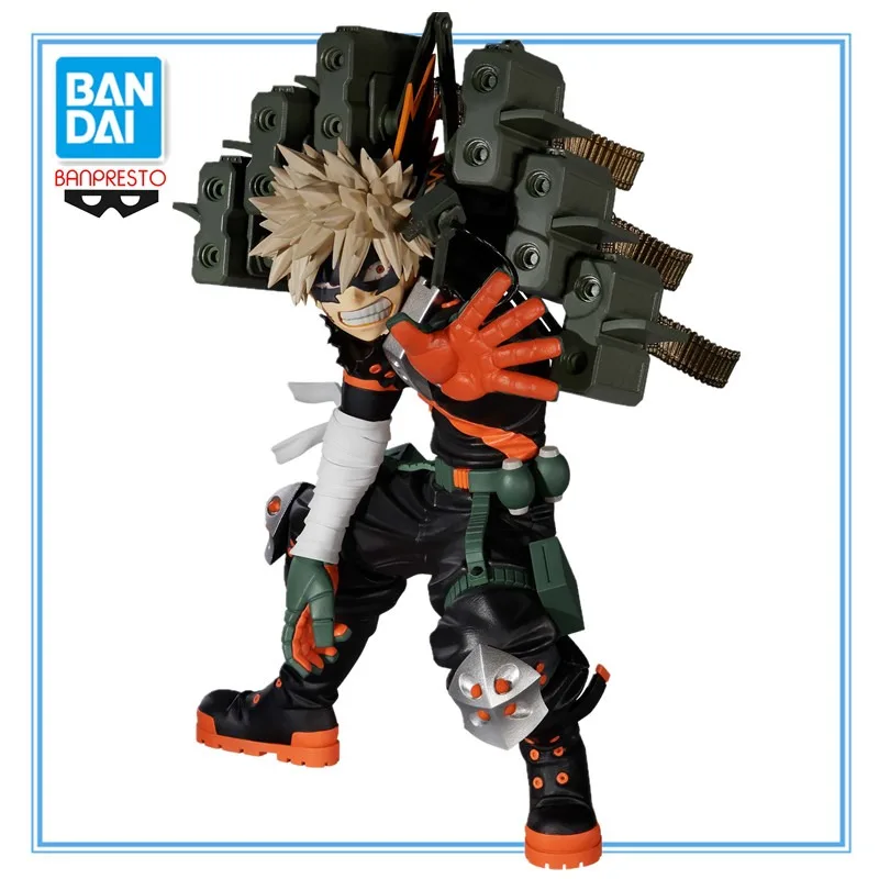 BANDAI BANPRESTO My Hero Academia THE AMAZING HEROES PLUS Vol.2 Bakugou Katsuki PVC Anime Action Figures Model Collection Toy