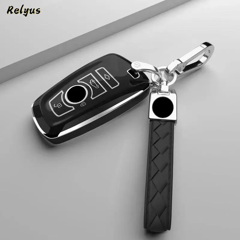 TPU Car Key Case Cover Fob For BMW F30 F31 F32 F34 F20 F21 F07 F10 1 3 5 7 Series X1 X3 G01 X4 G02 X5 F15 F16 M3 M4 IX Etc Fob