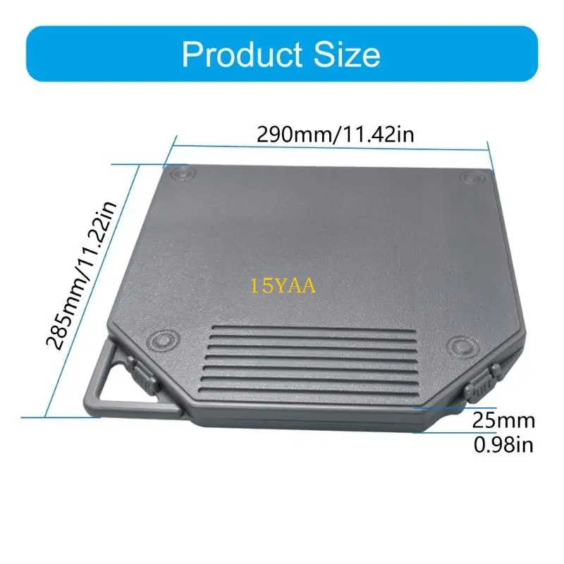 15ya Seguro 10 polegadas Tape Caso Proteção Caso Resistente à água Construção plástico perfeita para arquivar gravações