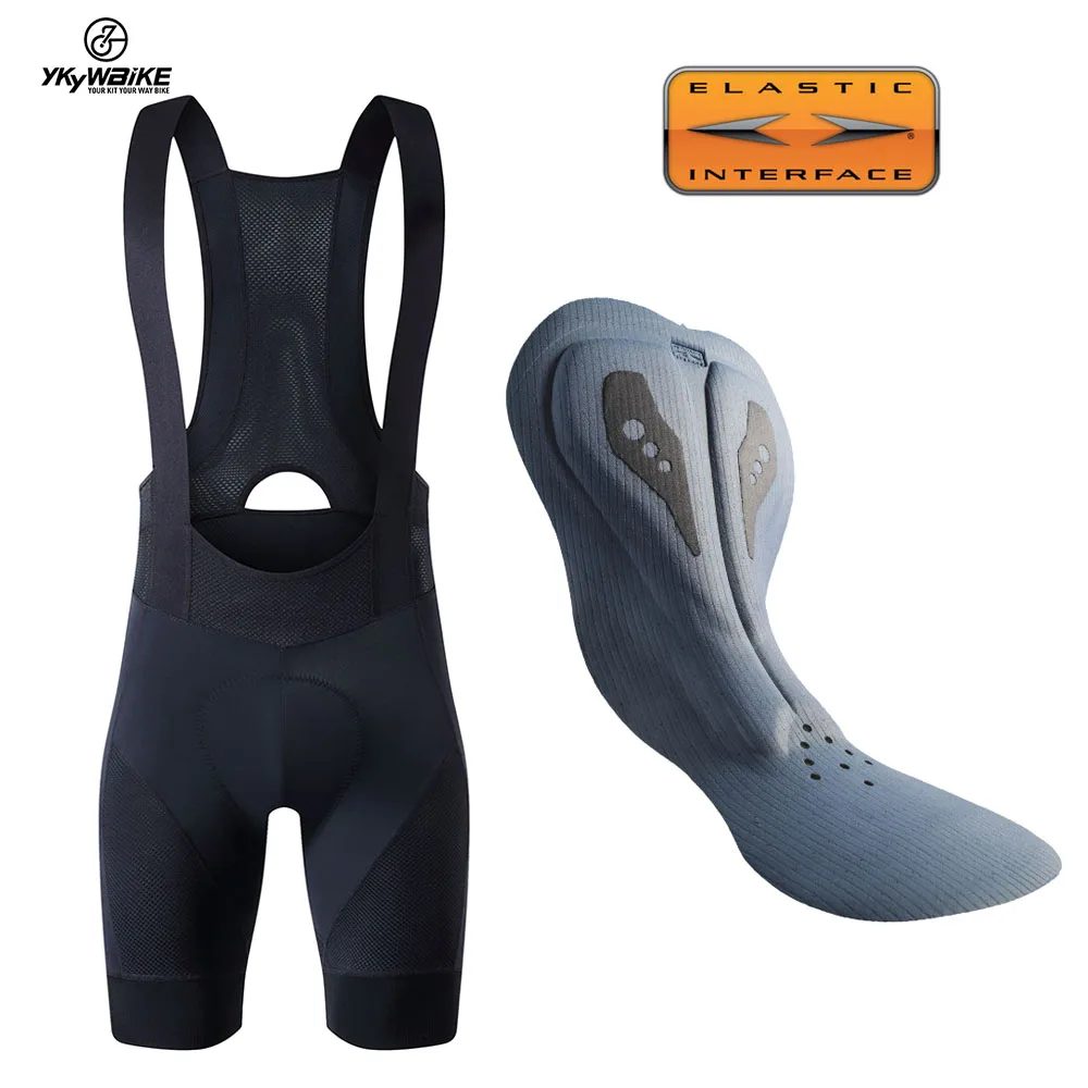 YKYWBIKE Fahrradshorts Elastische Interface Paris Radsport-Trägerhose Herren Fahrradshorts 7-Stunden-Gepolsterte Fahrradbekleidung – Detail 12