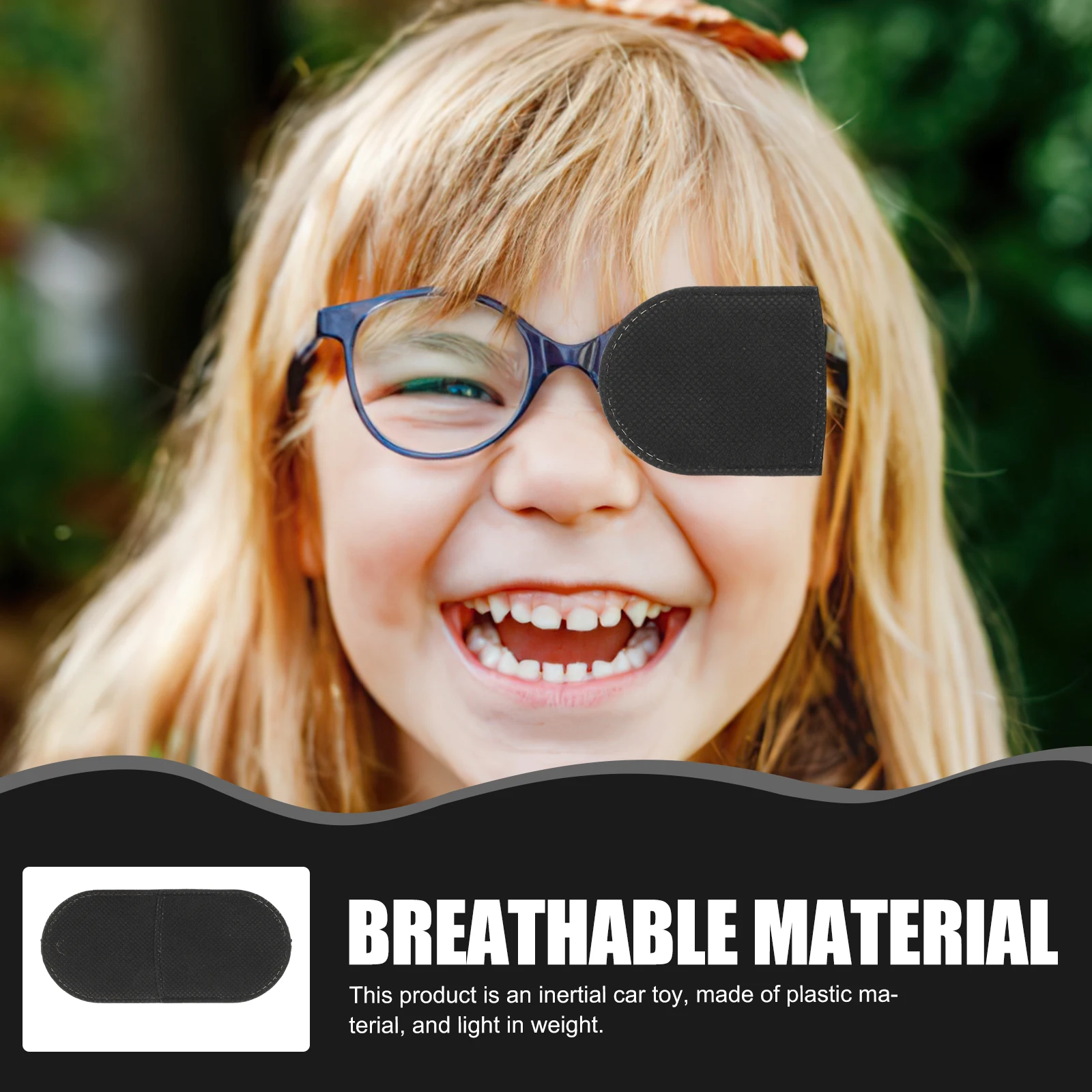 

6Pcs Amblyopia Eye Patches Breathable Light Blocking Eye Covers Full Cover Glasses Compatible for Adults Cover for Glasses