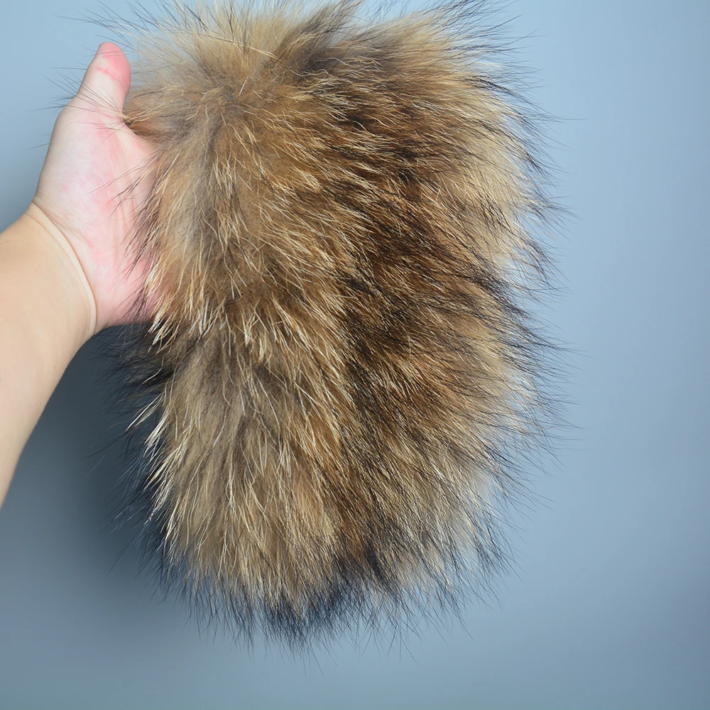 2024 Hot Sale Women Real Fox Fur Scarf Fur Headbands Good Elastic Winter Luxury Neck Warmer Natural Fur Mufflers Ring Scarves