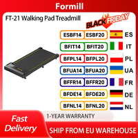 Formill FT-21 Walking Pad Treadmill, Non-slip Running Belt, Shock Absorption, 2.5 HP Motor, LED Display,200lbs Max. Load,1-6km/h