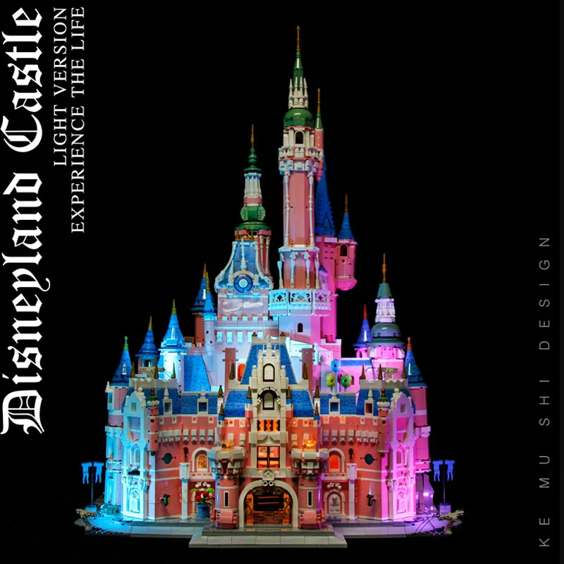 Cinderella princess pink castle model 71040 Building Block Model Toy 9963pcs Christmas Girl Birthday Present