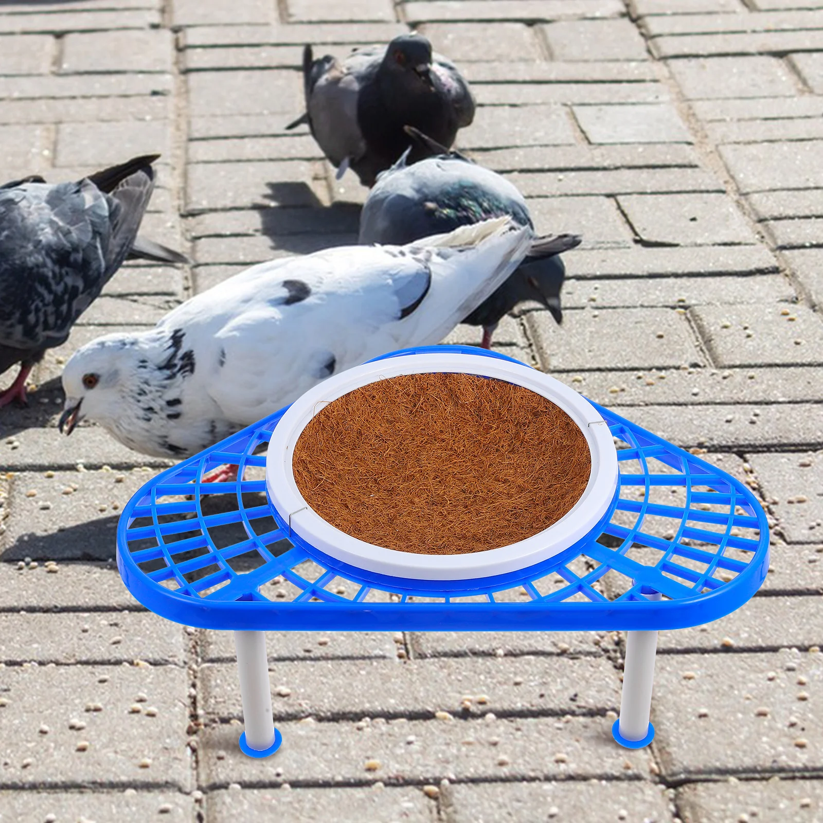 

1Set Pigeon Nest Support Holder Sturdy Lightweight Nesting Bowl Rack for Pigeon Breeding Smooth Easy Install Bird Cage