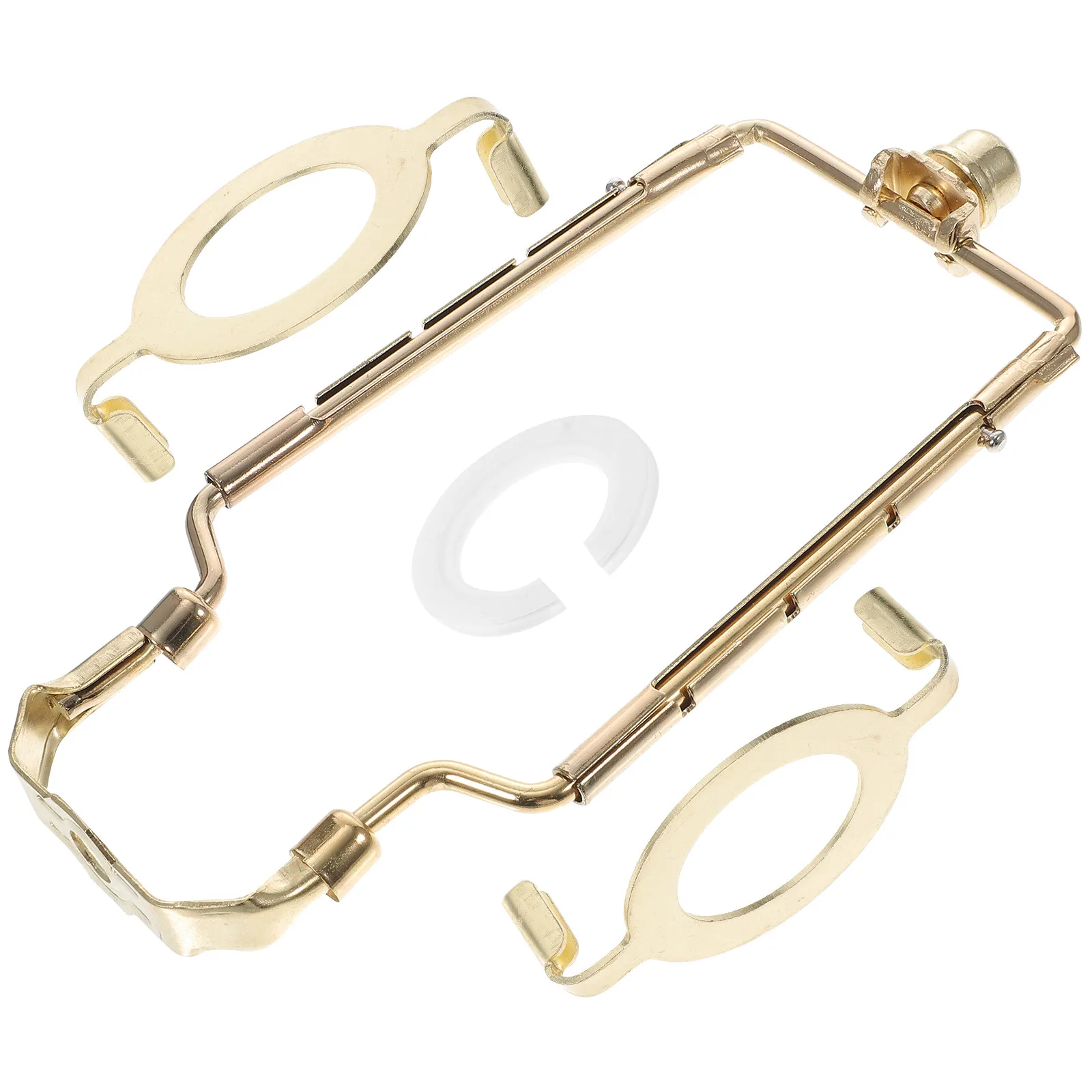 

Комплект регулируемого кронштейна для абажура из сплава, держатель-арфа для настольных, напольных ламп, нержавеющий, с гальваническим покрытием, аксессуары для освещения