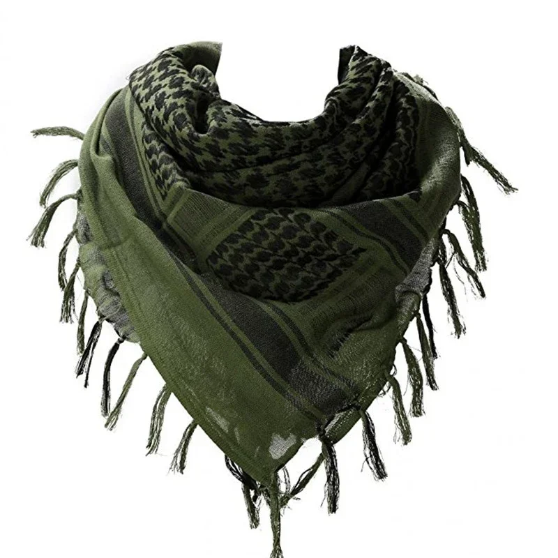 Mens Military Scarves Keffiyeh Male Shemagh Square Skull Head Arab Tactical Shemagh Scarf Multifunctional Bandana Scarf