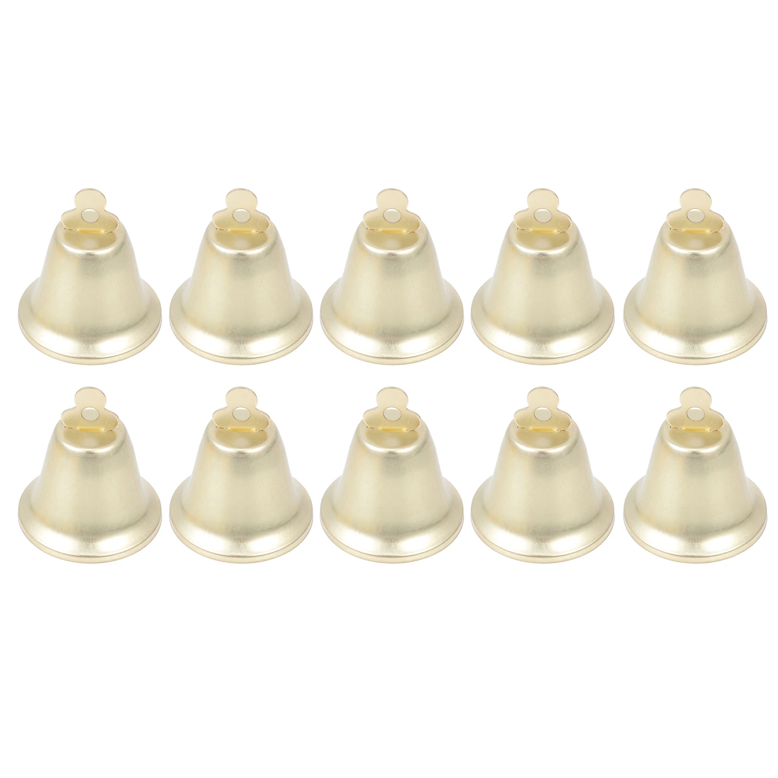 

10 Pcs Alloy Bells Small Silver Cowbells Cast Iron Livestock Hanging Decorations Christmas Iron Cattle Bells Farm