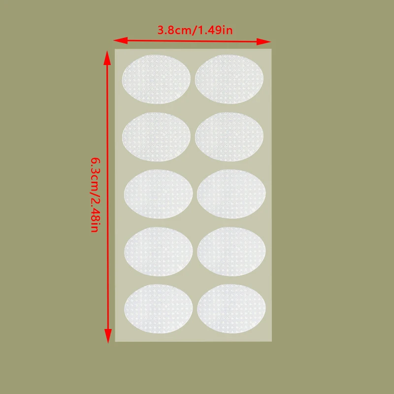 Parches de soporte para pendientes transparentes, 50 pegatinas, reverso para orejas caídas, previenen tirar de los oídos, productos para el cuidado de los oídos