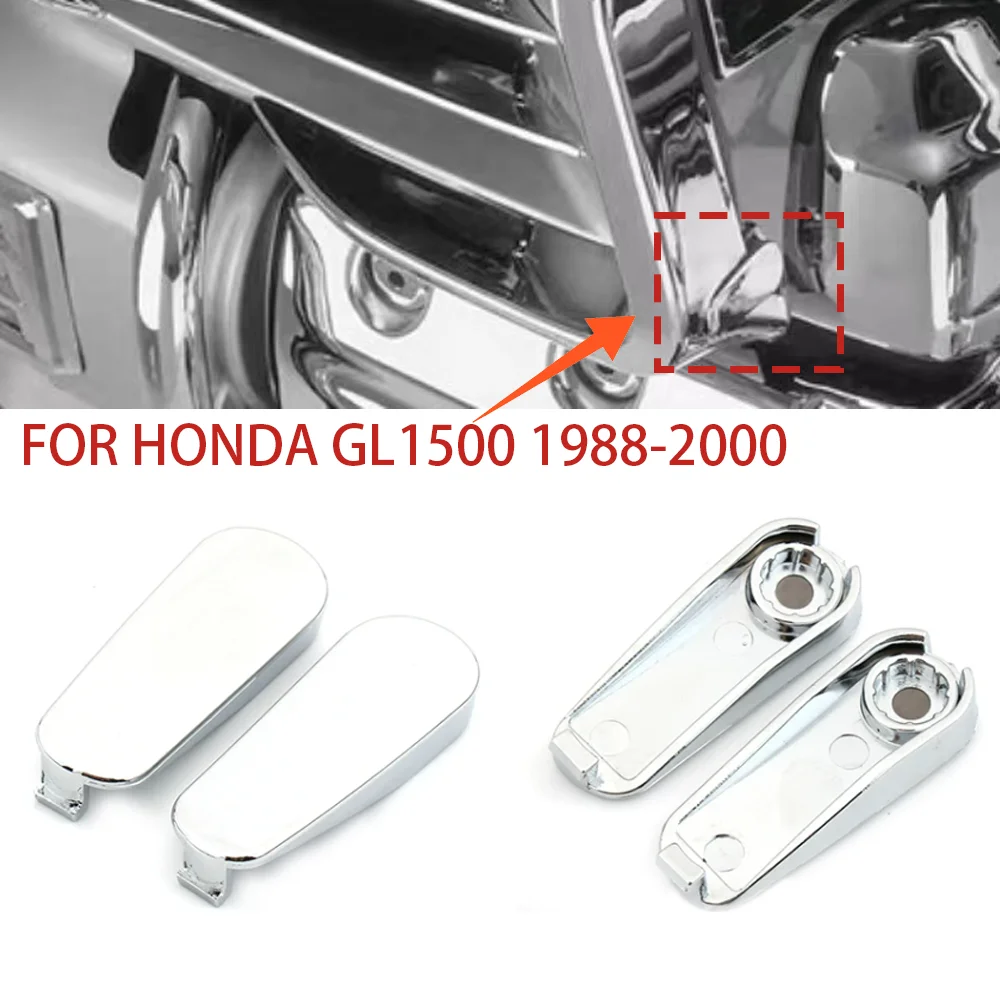 GL1500 \'88-\'00 FOR Honda Goldwing GL 1500 Gold Wing - CHROME Lower Corner Trim Plugs Motorcycle Accessories 1988-2000