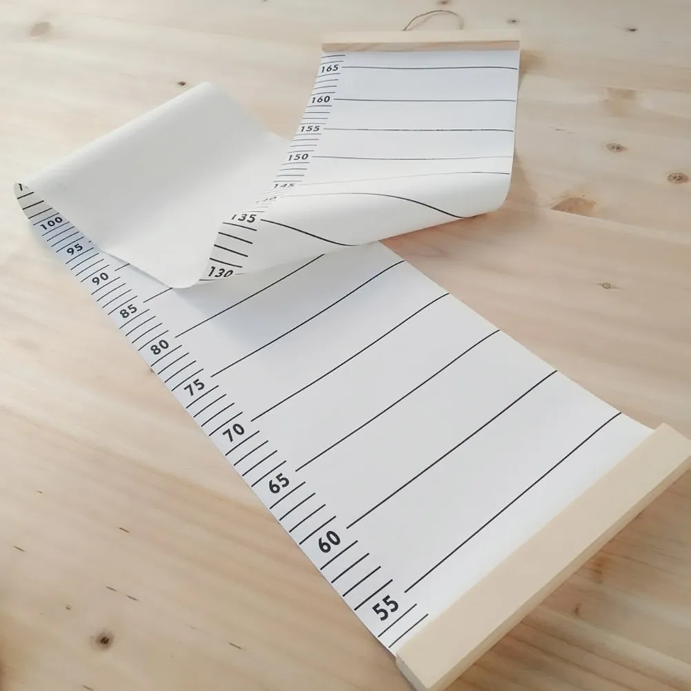 

Baby Growth Chart Hanging Ruler Wall Decoration Removable Creative Height Chart for Kids Room Nursery Playroom Wall Decor