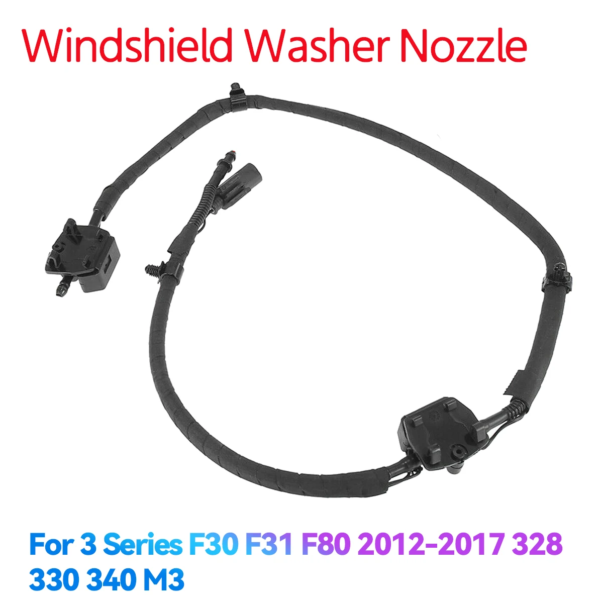 New Front Windshield Washer Nozzle Sprayer Jet System 61667276500 for -BMW 3 Series F30 F31 F80 2012-2017 328 330 340 M3 - Image 4