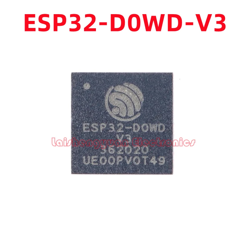 Original genuine ESP32-D0WD-V3 QFN-48 dual core Wi Fi&Bluetooth MCU wireless transceiver chip, brand new chip