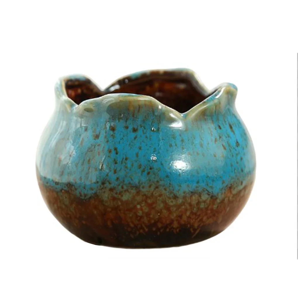 

Ceramic Flower Pot Plant Drainage Hole Bonsai Holder Planter Home Garden