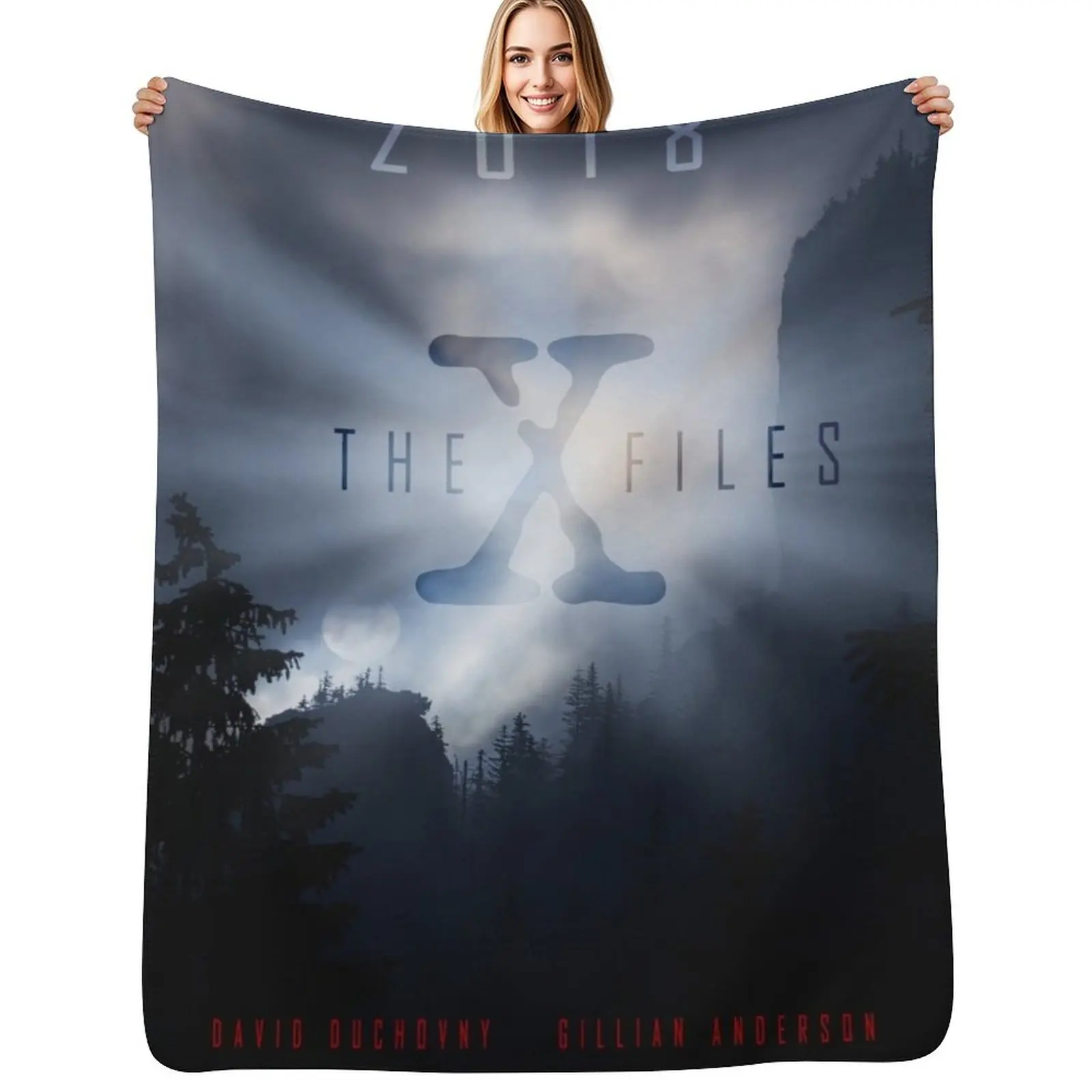 The X-Files S11 poster Throw Blanket For Baby Decorative Sofas Camping Beach Thins Quilt Blankets