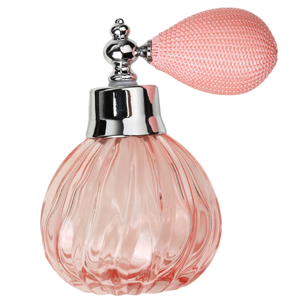 Elegant glass perfume bottle with removable spray nozzle – exquisite