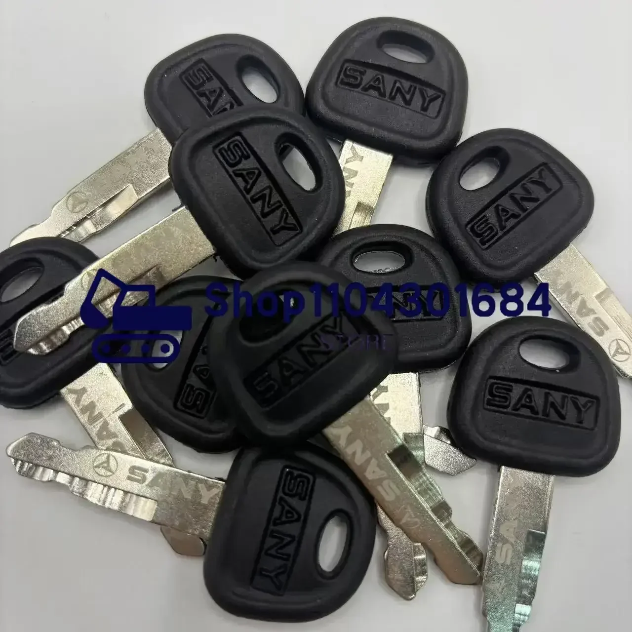 2/5/10 Pcs Ignition Key For Sany Excavator Bulldozer Loader Heavy Equipment Ignition Key 60022654