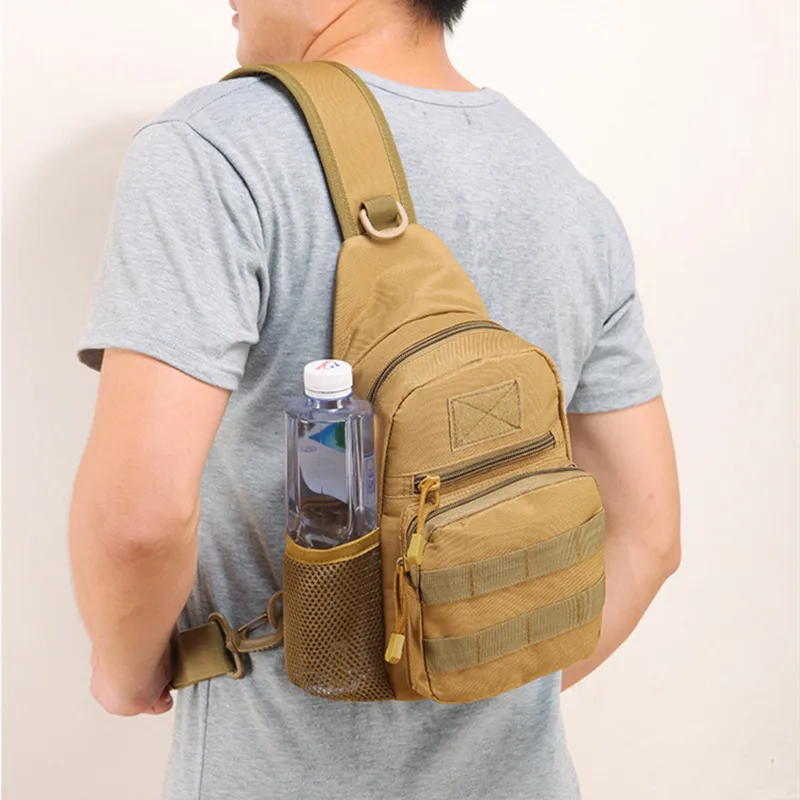 2024 New Sports Chest Outdoor Riding One-Shoulder Water Bottle Bag Portable Messenger Backpack