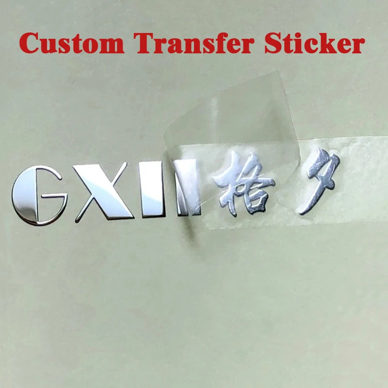 Waterproof Custom Metal Transfer Sticker 3D Printed Embossed Label Decals Metallic Logo Letters Luxury Gold Foil Stickers