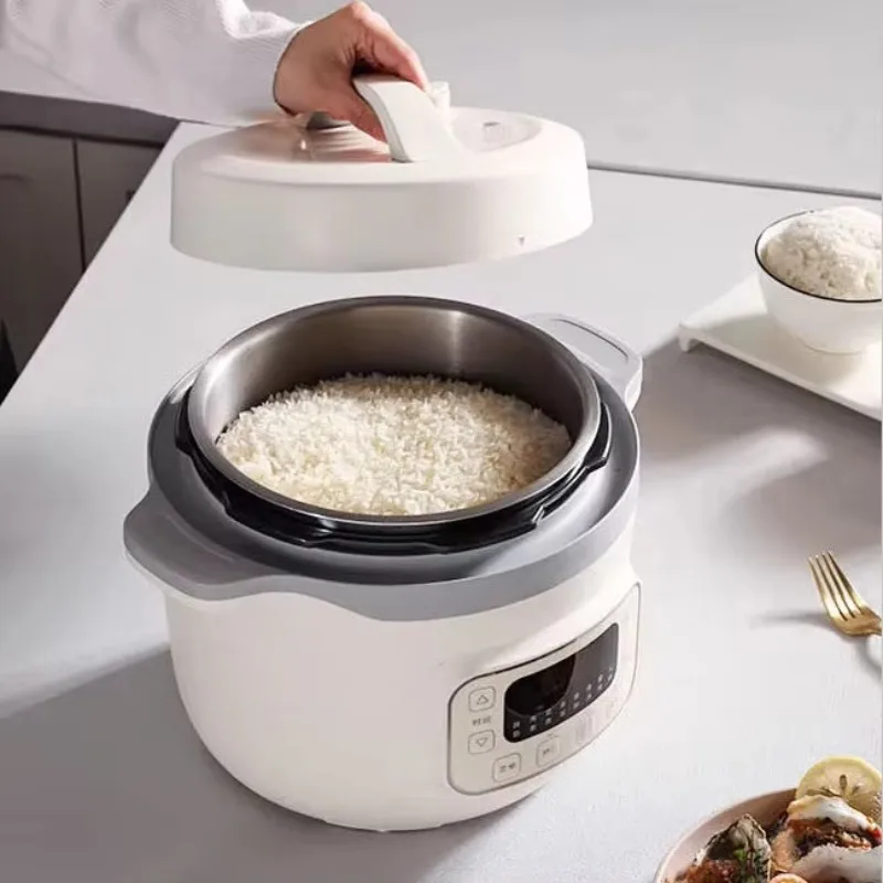 High-end Pure Titanium Inner Pot Electric Pressure Cooker Multifunctional Non-coated Smart Rice Cooker Home Use 4L