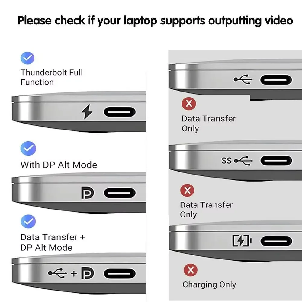 2M USB C(Thunderbolt 3/4 Compatible) to DP 8K60Hz Cable Type-C to Display Port Adapter Cord for Macbook Pro Dell XPS Samsung S23