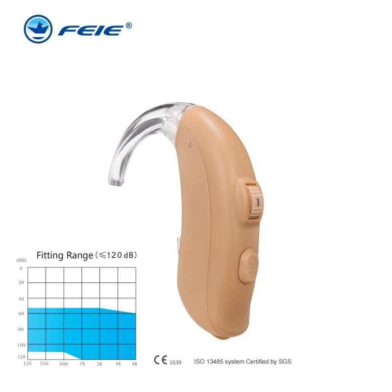 Digital Hearing Aid Behind the Ear Adjustable Hearing Device Sound Voice Amplifier Mini Pocket Audiphone Hear Clear  MY-15