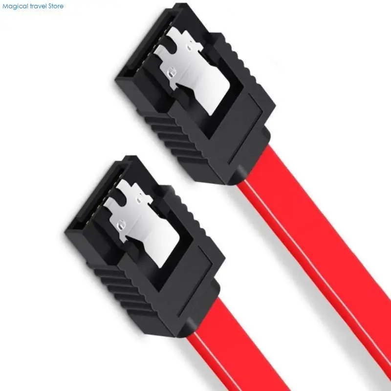 N2UB 7Pin SATA3.0 Angled Connectors Cable Secure Locking Clip Highly speed Transfer