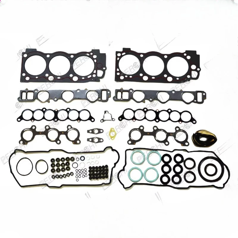 Conjunto de junta da cabeça do cilindro do motor para toyota jeep overbearing vzj95 5vz/3.4 24v oem 04111-62081 04111-62080 melhor kit de junta da cabeça