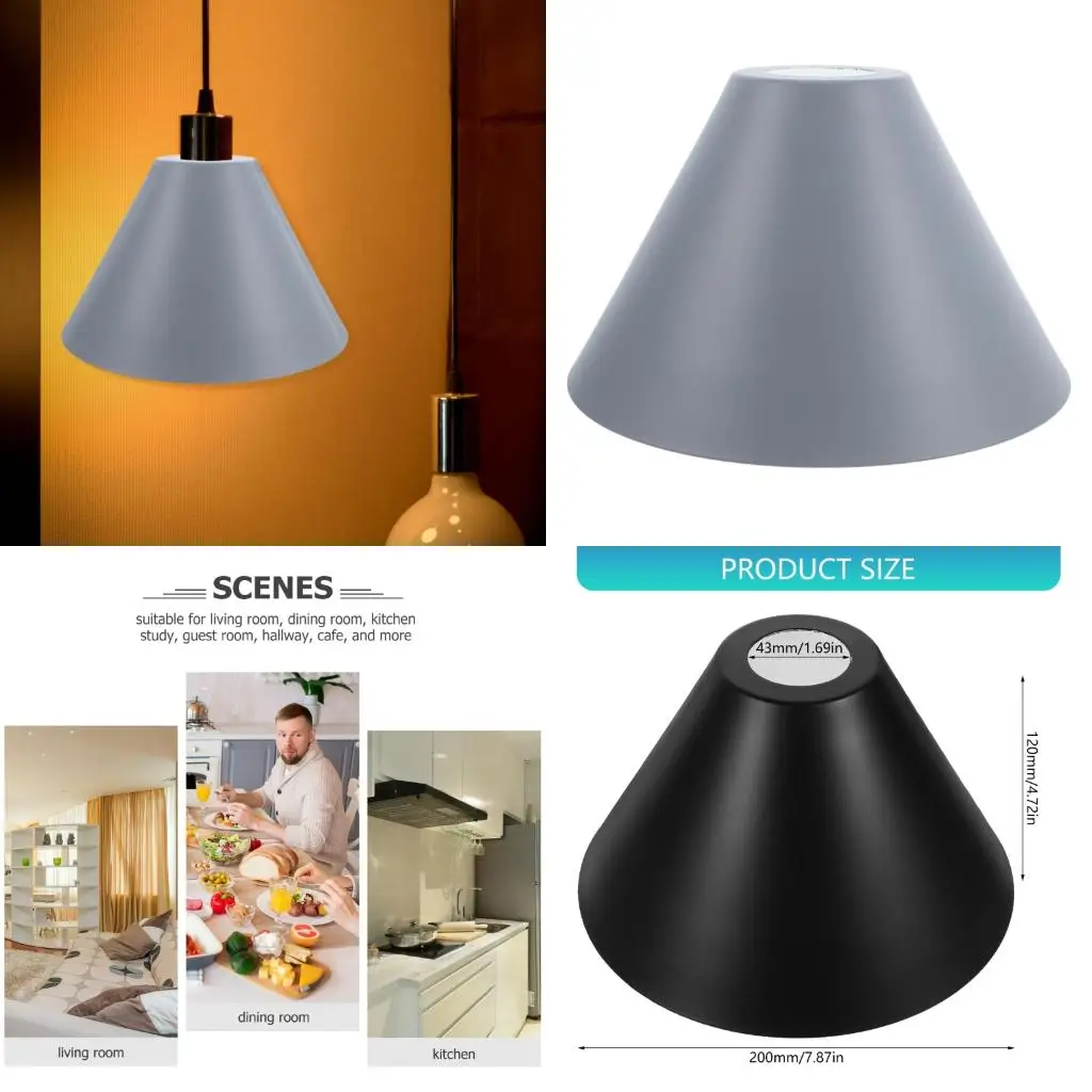 Industrial Metal Bucket Pendant Lamp Shade Iron Construction Ceiling Fixture Suitable for Home Cafe Restaurant Lighting high