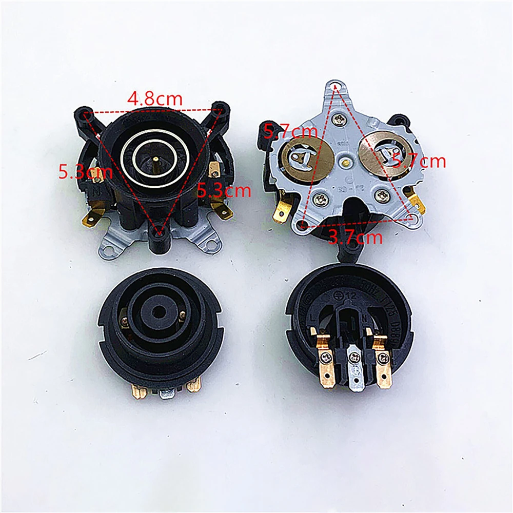 1 Set Kettle Base Connector Coupler Dual Temperature Control Socket Switch for PESKOE Triangle AUX etc. Electric Kettle