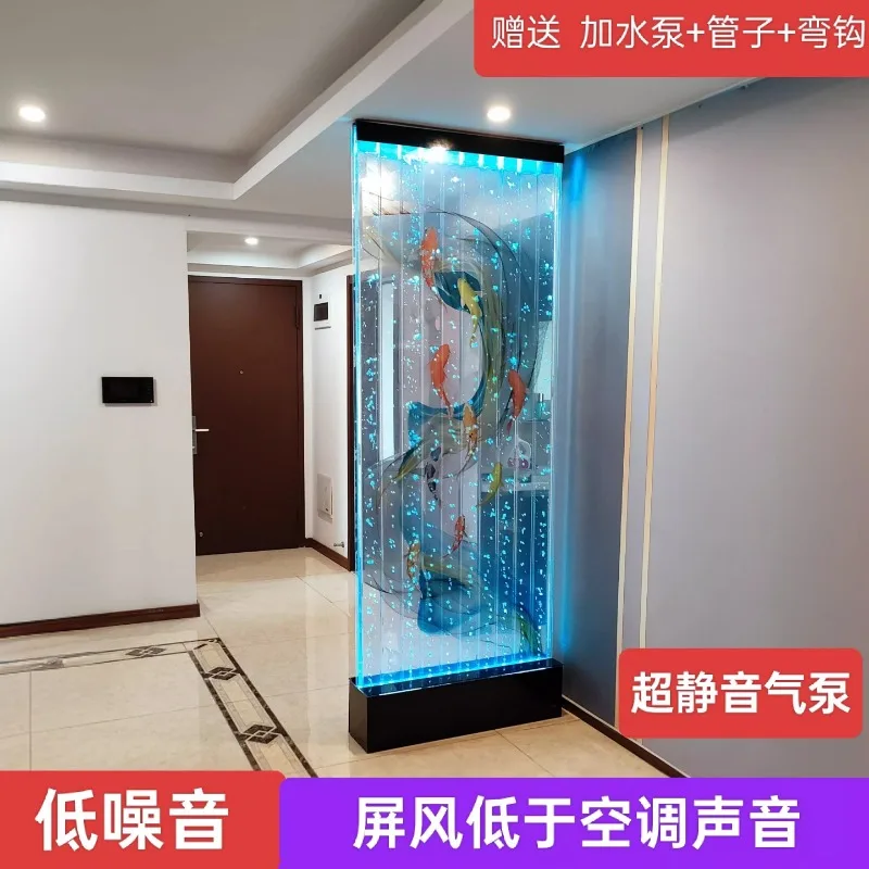 water curtain wall, screen partition living room water entrance