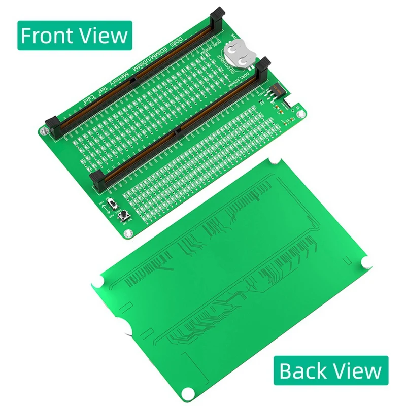 DDR5 RDIMM/UDIMM Memory Tester DDR5 Memory Test Card With LED Indicators For Desktop Computer