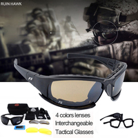 Tactical X7 Airsoft Goggles Sport Polarized Sunglasses C5 Military Army Safety Glasses Outdoor Camping Cycling Glasses