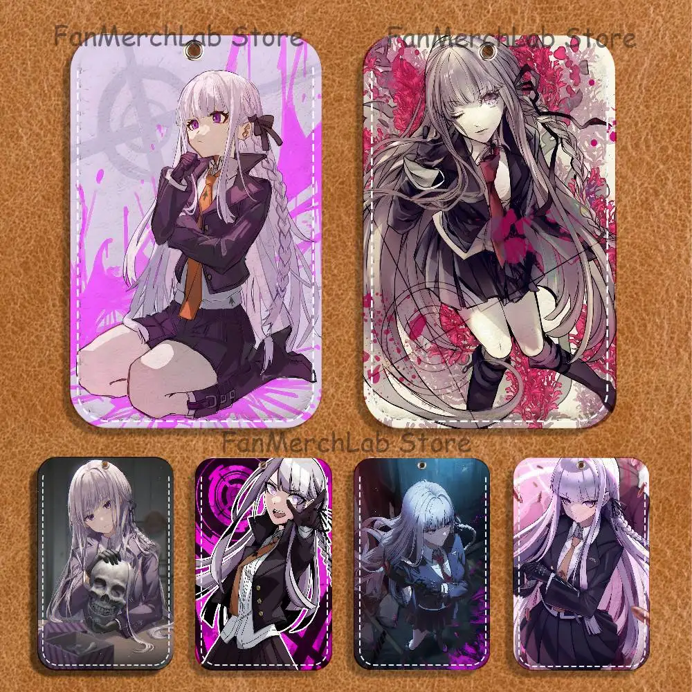 

K-Kyoko K-Kirigiri Holder Keychain For Bank Business Work Card Holder Student Card Protective Case Bus Card