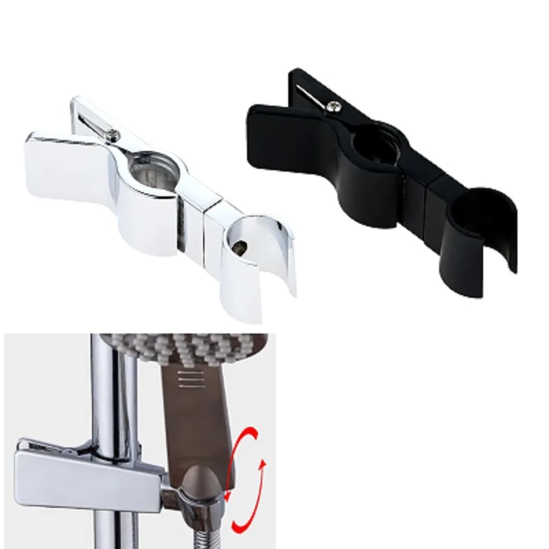 Soporte de cabezal de ducha Universal, Base de boquilla ajustable de aleación de Zinc, Clip fijo, accesorios de baño, 22-25mm