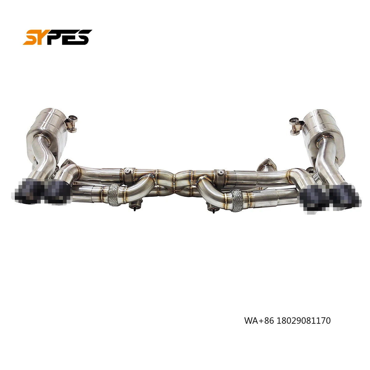 

For 2010-2012 911 997.2 3.6/3.8L Car Valvetronic Exhaust System Electronic Catback Valved Muffler Stainless Steel SYPES