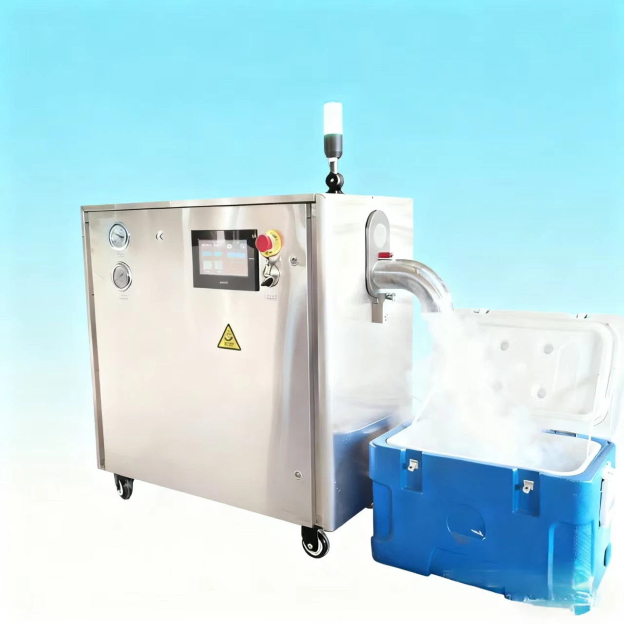 Portable Dry Ice Granulator Pelletizer Machine for Dry Ice Blasting Unit Lightweight for Car Detailing Shop Mold Maintenance