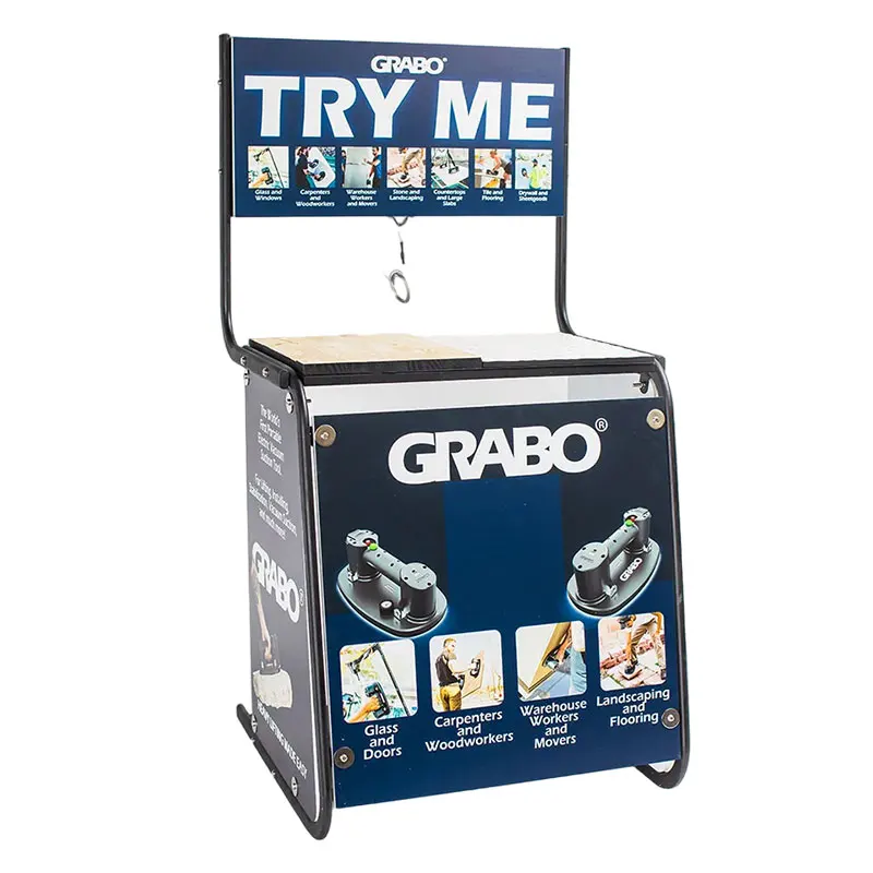 

GRABO Display stand for in-store display